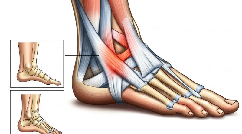 What is the management plan for an ankle sprain